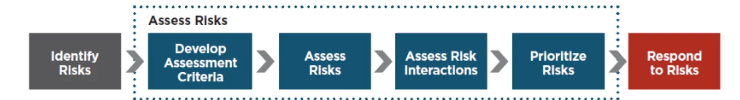 Figure 10. COSO risk process flow diagram