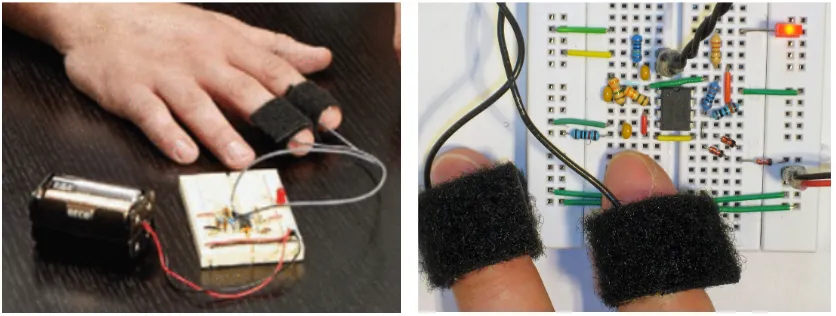 Figure 3: The first version of ToD followed the Truth meter hardware design. Images above are of the 