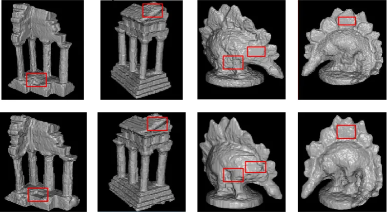 Figure 9. Images captured using four Kinects. 