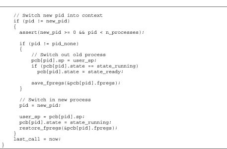 Figure 3-2 - Scheduler Code (cont’d) 