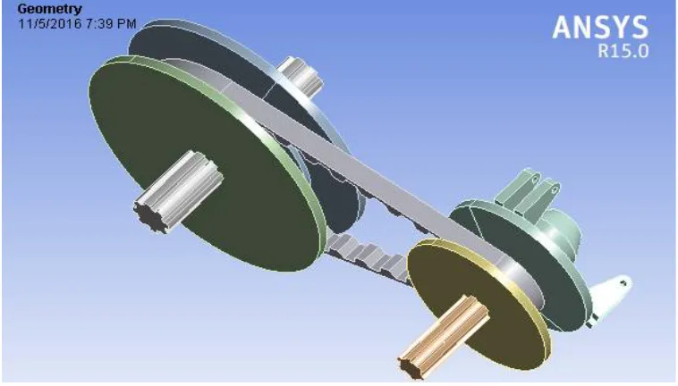 Fig. 4. Dimensions of fixed and movable pulleys on secondary clutch  