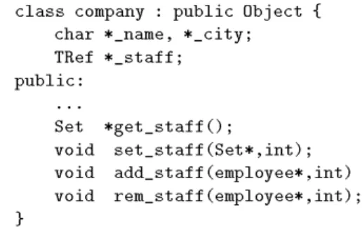 Table 1 gives a summary of mapping COCOON schema denitions into Oracle and ONTOS.