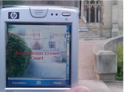 Fig. 5. Text representations on the AR interface, working on Internet Explorer (ARIE) 