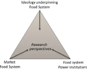 Figure 2  Framework of Food Systems interplay between ideology, market conditions, and power  relations 