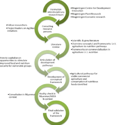 Figure A1  Approach towards development of a framework for agricultural pathways for viable  commercial agriculture and consumption of nutritious foods 