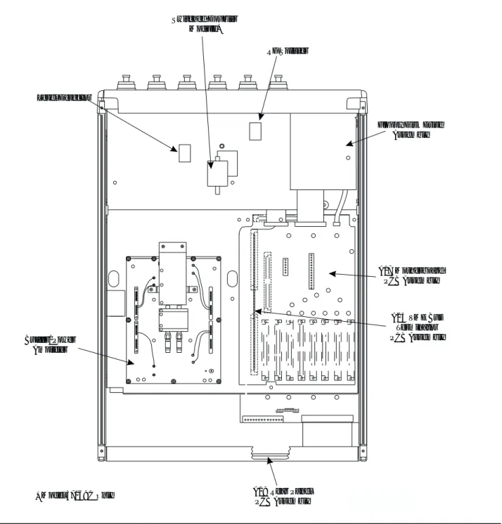 Figure 2-2. 371XXC Major Assemblies Location Diagram (Bottom View)