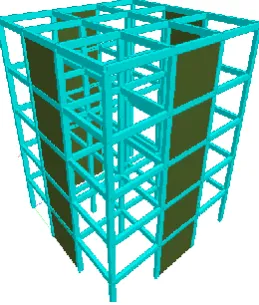 Fig. 3.2: 3D view of the case 1                     