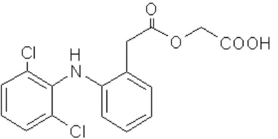 Fig 4.1. Structure of Aceclofenac 
