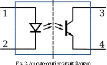 Fig. 2. An opto-coupler circuit diagram 