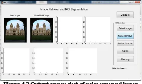 Figure 4.2 Output screen shot of noise removed image  