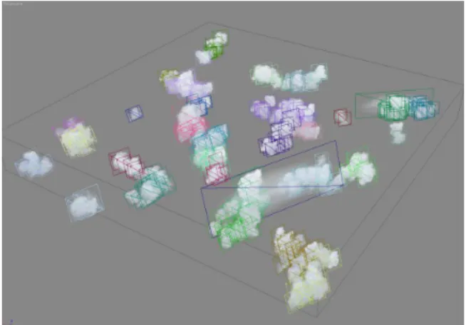 Figure 4: After running our script, the boxes from Figure 3 are filled in with textured sprites.