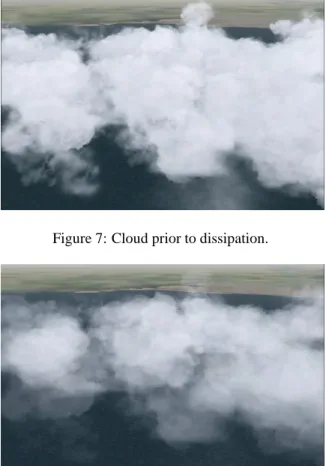 Figure 7: Cloud prior to dissipation.