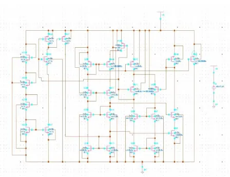Fig. 1. Circuit Diagram of Proposed Current Reference circuit. 