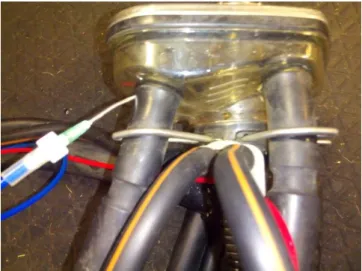 Figure 7. Measuring point claw bowl chamber. Hypodermic  14-gauge  needle  introduced  through  the  short  milk  tube,  leading inside the claw bowl