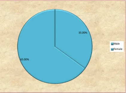 Figure 3: Pie diagram identifies the distribution of older people according 