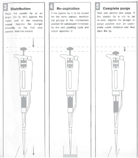 Figure 3  Different steps involved in reverse mode pipetting (cont’d)