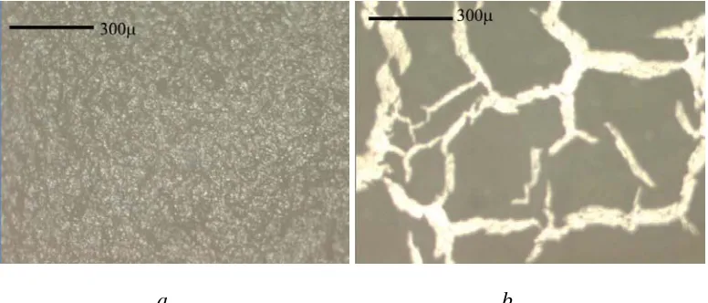 Figure 42: Sylgard 184- Fluid 200® FL 50 CST grease electrode a) 5% graphite b) 10% 