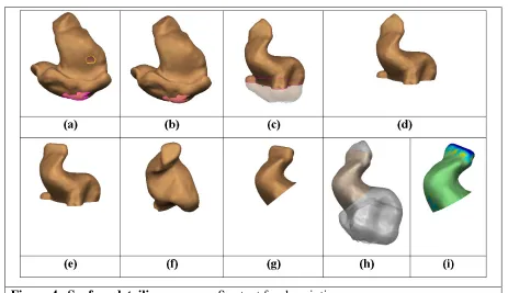 Figure 4.  Surface detailing process.  See text for description. 