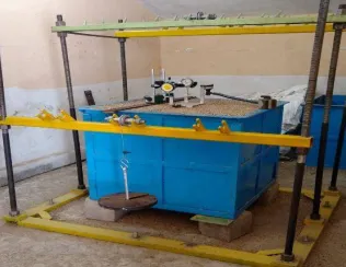 Figure 2: Test setup for experimental investigation   