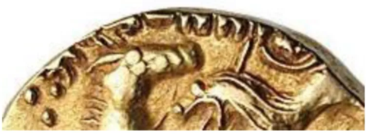 Figure 7: First part of legend on the Browne coin 