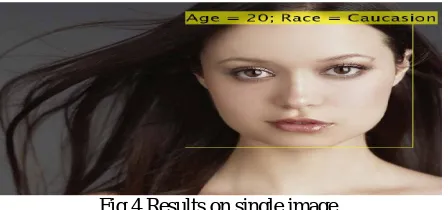 Fig 4 Results on single image  