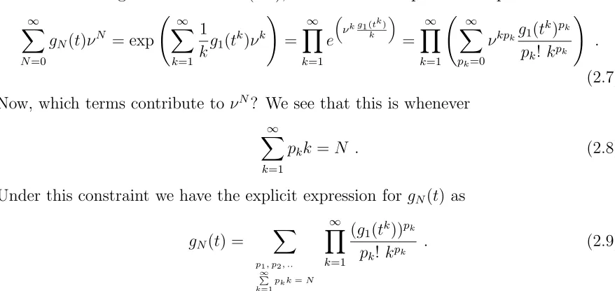 Figure 1: Examples of Young Tableaux with partition p = {p1, p2, p3, ..., pk, ...} and N