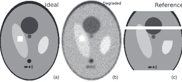Figure 1. An example of local geometrical structure represented by two diffusion tensorsfor anatomical μ and emission images λ respectively