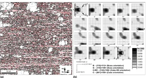 FIG. 3. Microhardness maps for specimens pulsed at (a) relatively high integral current (Kj 5 0.77  105 A2 s mm4) and (b) relatively low integral current (Kj 5 0.25  105 A2 s mm4)