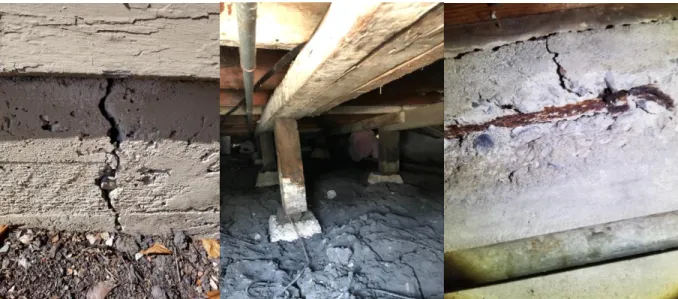 Figure 1: Condition of Existing Foundations  