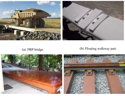 Figure 1.1 FRP civil structural applications. 