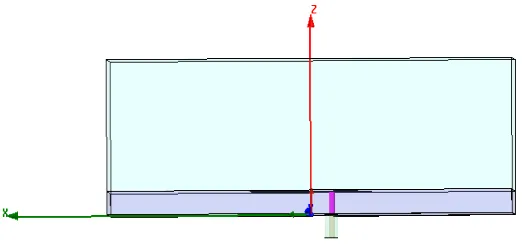 Fig 2(b) indicates side view of antenna.  