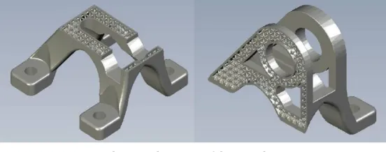 Fig. 6. Topology optimization phases of an example part. 