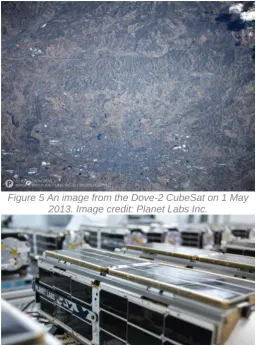 Figure 5 An image from the Dove-2 CubeSat on 1 May 2013. Image credit: Planet Labs Inc