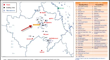 Figure 3 Isaac Regional Council Population   (Note: Reproduced from ‘Redefining Regional Planning: Managing Change,  
