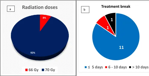 Figure 13a: Pie chart depicting doses received by patients 