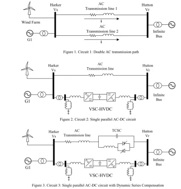 Figure 1. Circuit 1: Double AC transmission path 