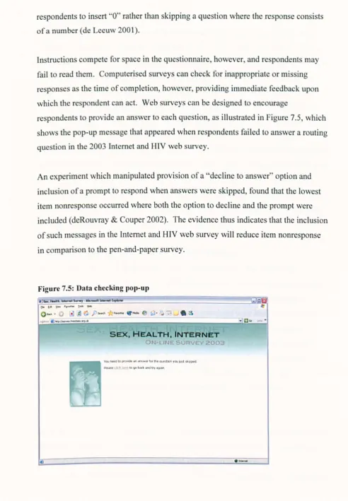 Figure 7.5: Data checking pop-up 