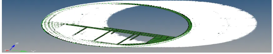 Fig. 7 Load & BCs for fuselage panel with pre-exist crack model   