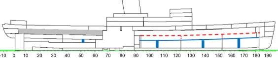 Fig. 2. SS Heraklion: main design alterations. (The colors are visible in the online version of the article;http://dx.doi.org/10.3233/ISP-130109.)