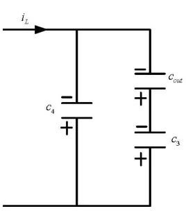 Figure 2.5 Secondary Side Equivalent Circuit when S3 is Off and S4 is On. 