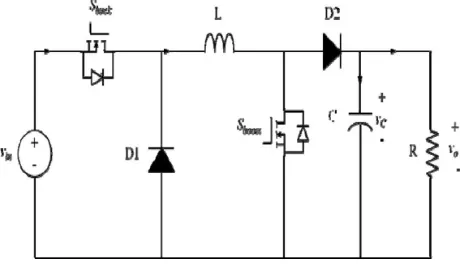 Figure 1.Two switch non-inverting buck-boost converter 