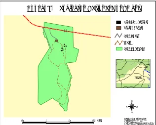 Figure 1. Map of Booker T. Washington National Monument 