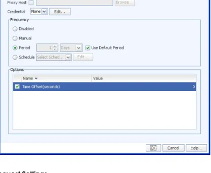 Figure 5 Request Settings