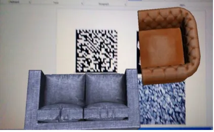 Figure 6 shows multiple marker detection wherein 3 markers have 3 different objects associated with it