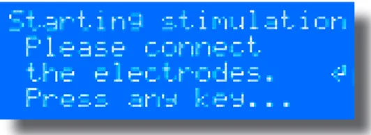 Fig 12. Connect the electrodes screen