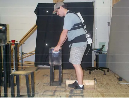 Figure 3.  Lifting Station with box on a stand.  