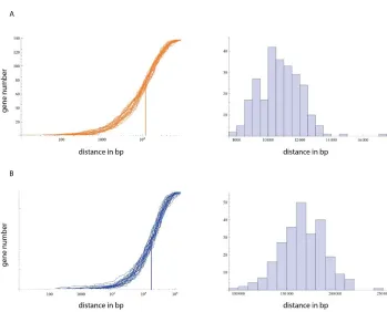 Figure 2.2 Modeling genomic distribution of GREs in relation to 