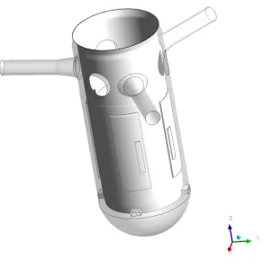 Figure 2-3 Doel4 CFD model 