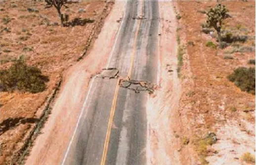 Figure 1. Landers earthquake effects 