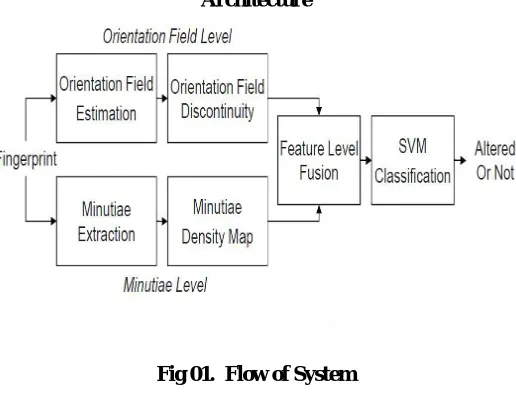 Fig 01.  Flow of System  